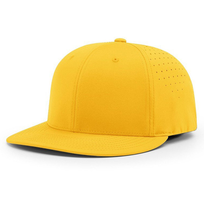 Custom Baseball Hat Embroidered Richardson 6 Panel Waterproof Laser Cut Hole Baseball Cap
