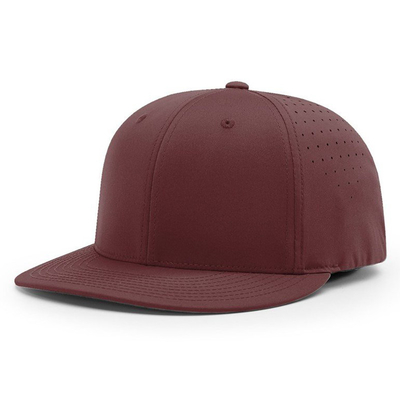 Custom Baseball Hat Embroidered Richardson 6 Panel Waterproof Laser Cut Hole Baseball Cap