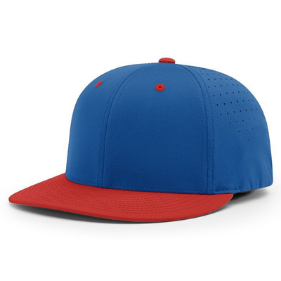 Custom Baseball Hat Embroidered Richardson 6 Panel Waterproof Laser Cut Hole Baseball Cap