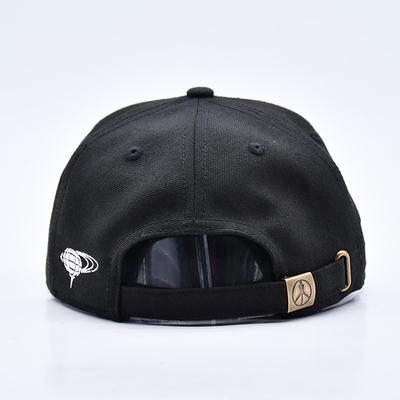 Plastic Closure Snapback Hat The6 Panel Snap Back Cap