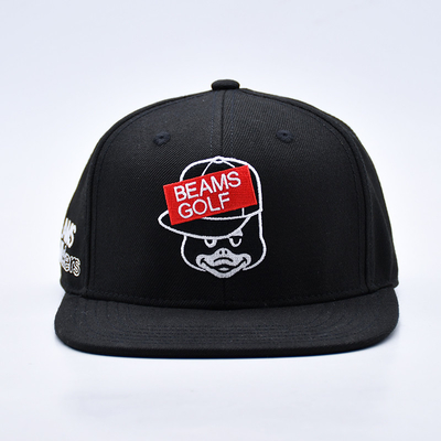 Plastic Closure Snapback Hat The6 Panel Snap Back Cap