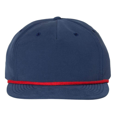 High Quality Flat Brim Hip Hop Hats Custom Gorras 5 Five Panel Rope Richardson Snapback Cap Hat For Men