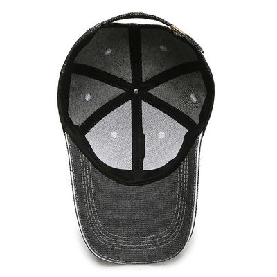 Reinforced Seams 6 Panel Baseball Cap with High Profile Crown and Unstructured Design