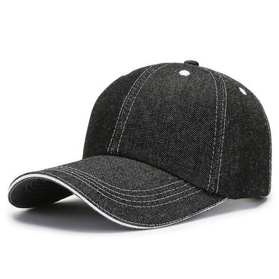 Reinforced Seams 6 Panel Baseball Cap with High Profile Crown and Unstructured Design