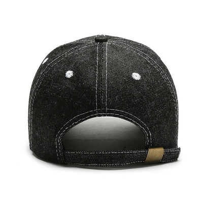 Reinforced Seams 6 Panel Baseball Cap with High Profile Crown and Unstructured Design