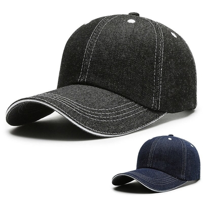 Reinforced Seams 6 Panel Baseball Cap with High Profile Crown and Unstructured Design