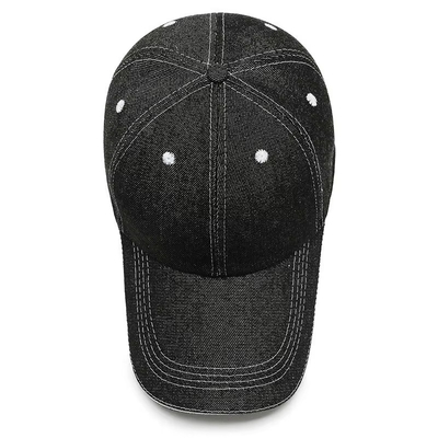 Reinforced Seams 6 Panel Baseball Cap with High Profile Crown and Unstructured Design
