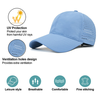 High Quality Cotton Polyester 6 Panel Sport Quick Dry Baseball Cap Trucker Adjustable Snapback Baseball Hat