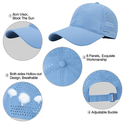 High Quality Cotton Polyester 6 Panel Sport Quick Dry Baseball Cap Trucker Adjustable Snapback Baseball Hat