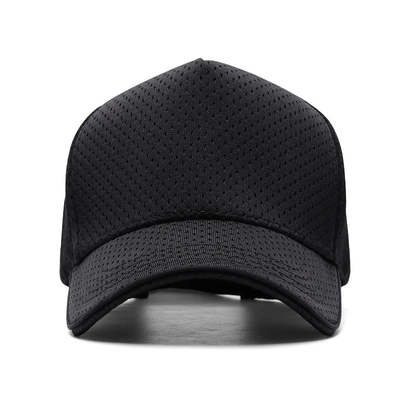 Custom 5 Panel Mesh Baseball Cap Outdoors Breathable High Crown Blank Trucker Mesh Hat