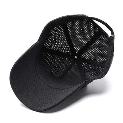 Custom 5 Panel Mesh Baseball Cap Outdoors Breathable High Crown Blank Trucker Mesh Hat