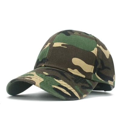 Adjustable Camo Men Baseball Cap Logo Camouflage Tactical 6 Panel Baseball Hats
