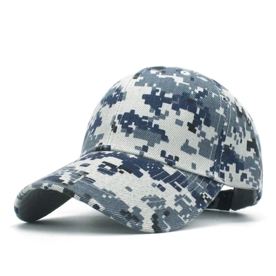 Adjustable Camo Men Baseball Cap Logo Camouflage Tactical 6 Panel Baseball Hats