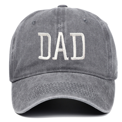 Two Tone Wash Embroidered Letter Dad Mom Mesh Trucker Hat Wholesale Retro Trucker Cap