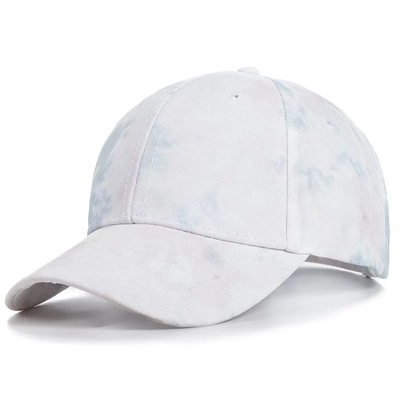 Custom Fashion Hip Hop 6 Panel Tie Dye Baseball Hat Cap High Crown Irregular Print Baseball Hats