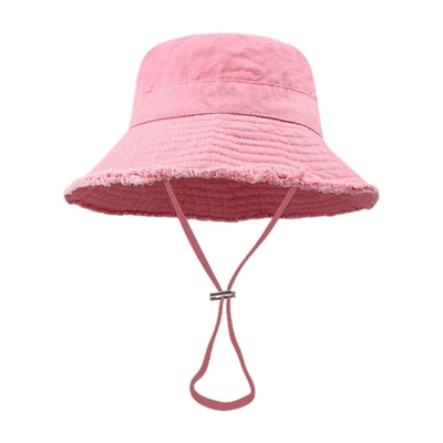 Custom Cotton Rope Bucket Hat for Unisex Fashionable Style