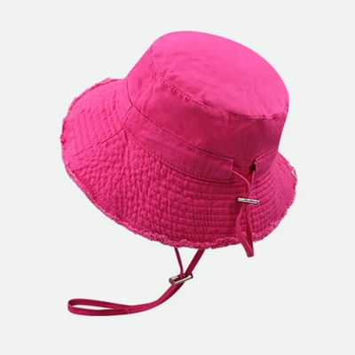 Custom Cotton Rope Bucket Hat for Unisex Fashionable Style