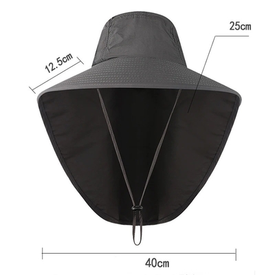 Stylish  Sunshade Nylon Quick Fisherman Bucket Hat UPF40 Fisherman Fishing HatS