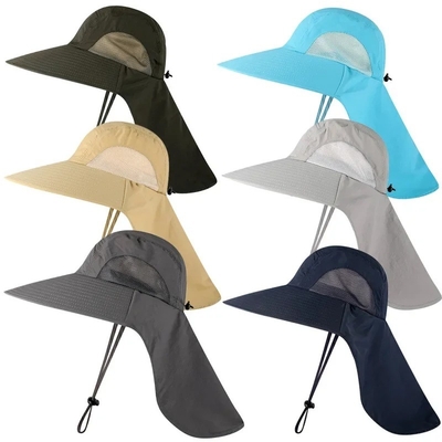 Stylish  Sunshade Nylon Quick Fisherman Bucket Hat UPF40 Fisherman Fishing HatS