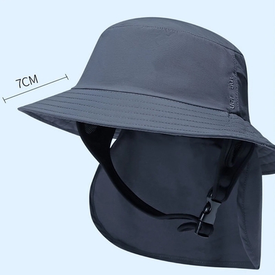New Breathable Brim Sunshade Quick-Drying Beach Cool Surfing Hat Cap Custom Surf Bucket Hat