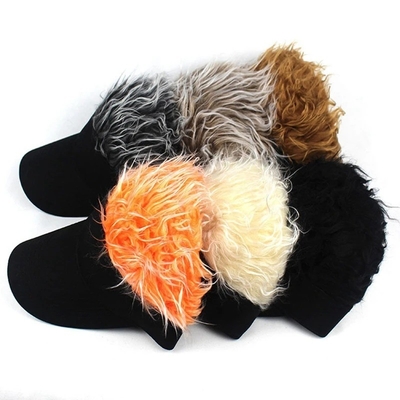 Warm Baseball Caps Fashion Peaked Wig Hat Autumn Winter Casual Sports Golf Cap Male Funny Design Snapback Hats For Men