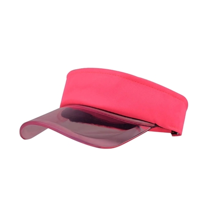 Outdoor Sunshade Hat Visor Customized Logo Summer Sun Visor Hat Transparent Visor Cap