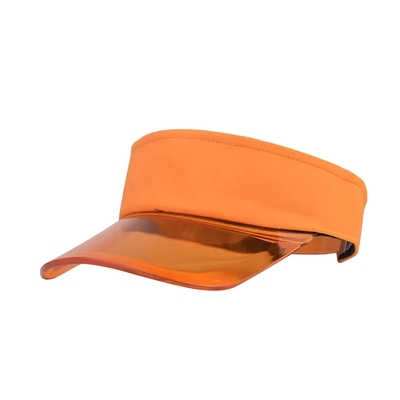 Outdoor Sunshade Hat Visor Customized Logo Summer Sun Visor Hat Transparent Visor Cap