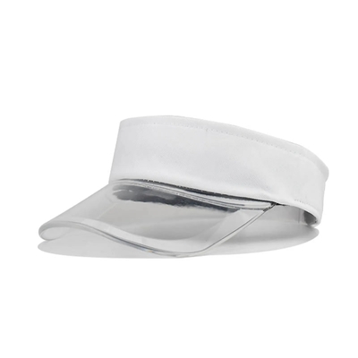 Outdoor Sunshade Hat Visor Customized Logo Summer Sun Visor Hat Transparent Visor Cap