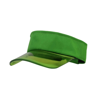 Outdoor Sunshade Hat Visor Customized Logo Summer Sun Visor Hat Transparent Visor Cap