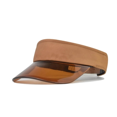 Outdoor Sunshade Hat Visor Customized Logo Summer Sun Visor Hat Transparent Visor Cap