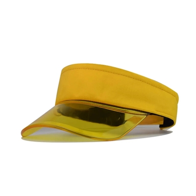 Outdoor Sunshade Hat Visor Customized Logo Summer Sun Visor Hat Transparent Visor Cap