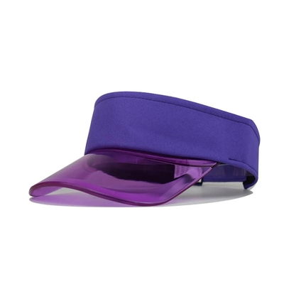 Outdoor Sunshade Hat Visor Customized Logo Summer Sun Visor Hat Transparent Visor Cap