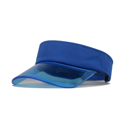 Outdoor Sunshade Hat Visor Customized Logo Summer Sun Visor Hat Transparent Visor Cap
