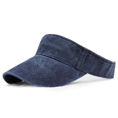 New Summer Denim Washed Visors Women Outdoor Sport Sun Hat Golf Hiking Tennis Man Sunscreen Cap