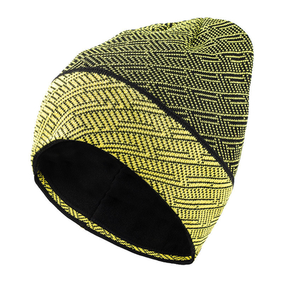 Adult Winter Warm Knitted Hat Women Skiing Cap Men Big Size Velvet Beanie Hats
