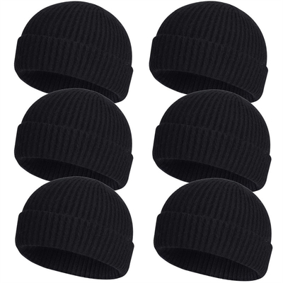 Adult Knit Beanie Hats for Casual Occasions Embroidery/Jacquard/Blank Pattern and Hat Circumference