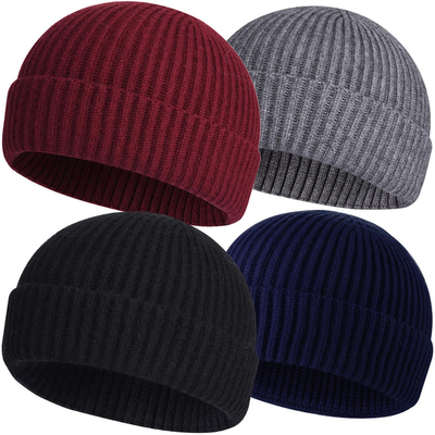 Adult Knit Beanie Hats for Casual Occasions Embroidery/Jacquard/Blank Pattern and Hat Circumference