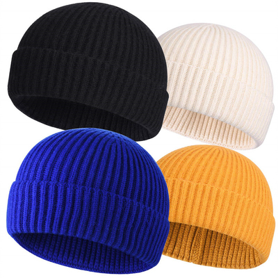 Adult Knit Beanie Hats for Casual Occasions Embroidery/Jacquard/Blank Pattern and Hat Circumference