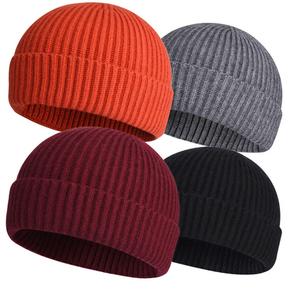 Adult Knit Beanie Hats for Casual Occasions Embroidery/Jacquard/Blank Pattern and Hat Circumference
