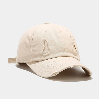 Oem Custom Adjustable Worn-Out Baseball Cap Personalised Distressed Blank Dad Hat