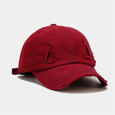 Oem Custom Adjustable Worn-Out Baseball Cap Personalised Distressed Blank Dad Hat