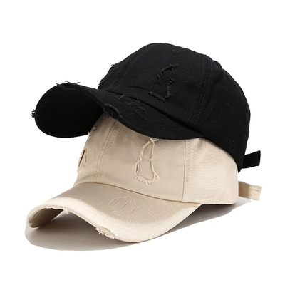 Oem Custom Adjustable Worn-Out Baseball Cap Personalised Distressed Blank Dad Hat