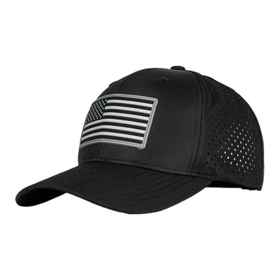 Oen Custom Design American Flag Baseball Cap Mens Embroidery Perforated Baseball Hat