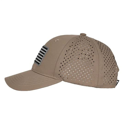Oen Custom Design American Flag Baseball Cap Mens Embroidery Perforated Baseball Hat