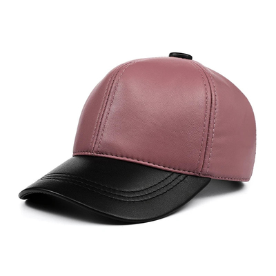 Constructed Front Panel 6 Panel Baseball Cap with Cotton Sweatband and 6 Eyelets