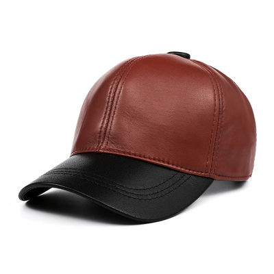 Constructed Front Panel 6 Panel Baseball Cap with Cotton Sweatband and 6 Eyelets