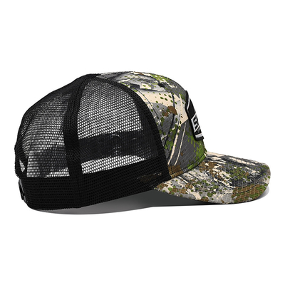 Custom Logo Mesh Back Trucker Hat Wholesale 6 Panel Camouflage Trucker Cap Personalized