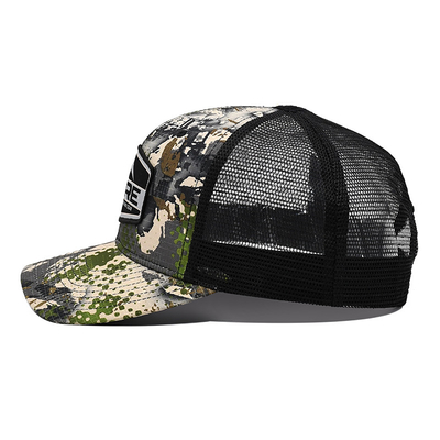 Custom Logo Mesh Back Trucker Hat Wholesale 6 Panel Camouflage Trucker Cap Personalized