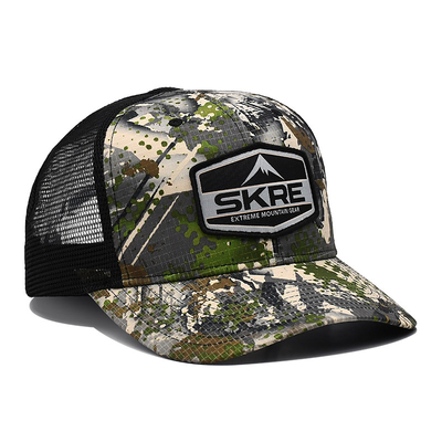 Custom Logo Mesh Back Trucker Hat Wholesale 6 Panel Camouflage Trucker Cap Personalized