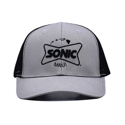 Wholesale Snapback Trucker Hat 6 Panel Mesh Hats 3d Embroidery Custom Trucker Cap
